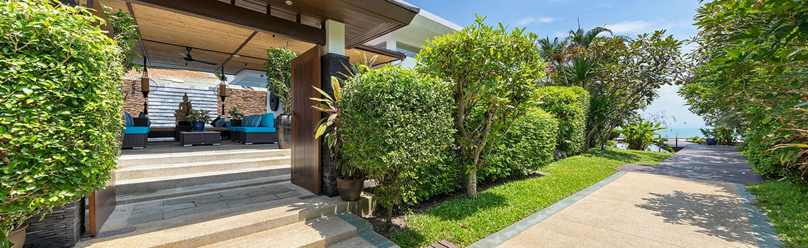 Villa Chi Samui at Lotus Samui - The entrance